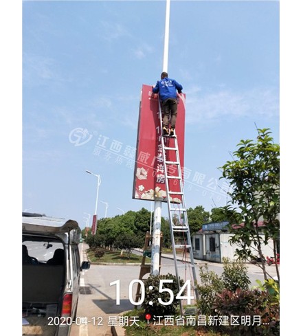 九江江西灯杆旗